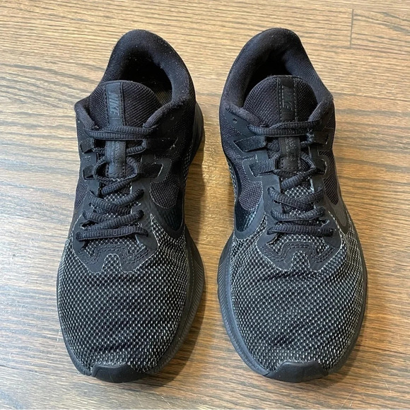 Nike Downshifter 9 Black Anthracite Running Sneakers AQ7486-005 Womens 7.5 - Picture 2 of 12